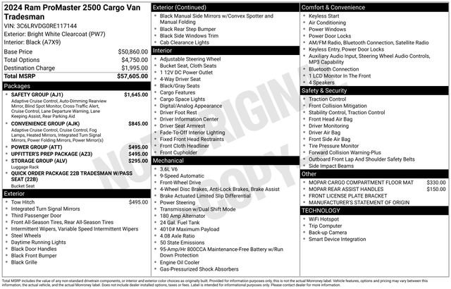 New 2024 Ram ProMaster 2500 - photo 6
